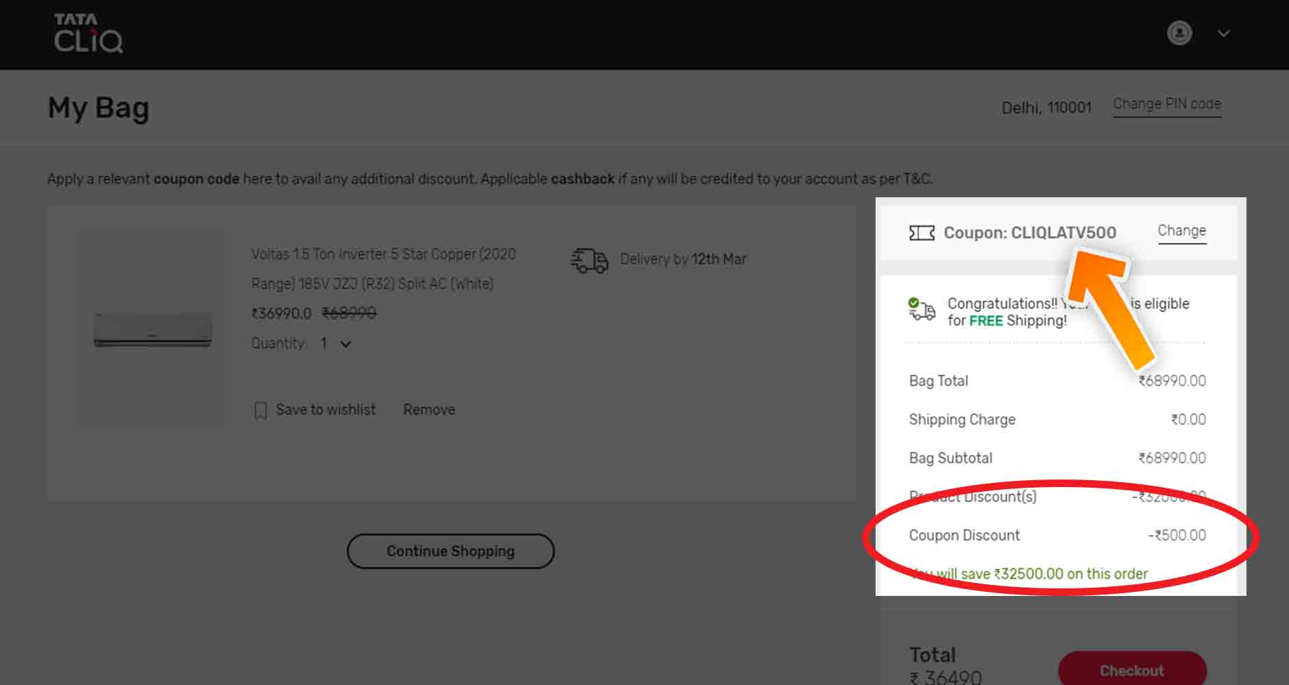 How to use Tata Cliq Offers
