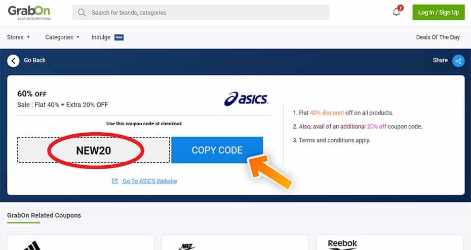 Asics Offers
